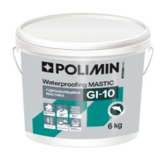 Мастика гідроізоляційна "GI-10" "Acrylic waterproofing" ТМ "Полімін" (Polimin) 3кг
