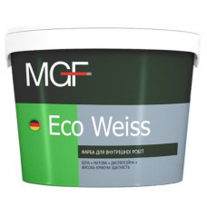 Фарба водоемульсійна "Eco Weiss M1" ТМ "MGF" матова, для внутрішніх робіт 7,0кг