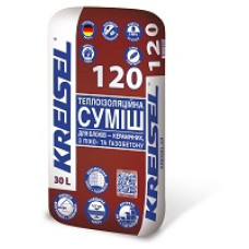 Суміш теплоізоляційна для кладки 120 ТМ "Крайзель" (KREISEL) 18кг (30л)