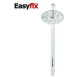 Дюбель для теплоізоляції Ø10х120мм LDK/TZ EasyFix з мет.цвяхом та термог. ТМ "AMEX" (пак. 300шт)