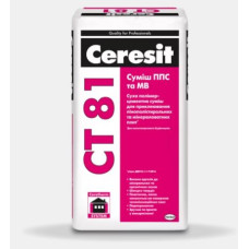 Клей для теплоізоляції "СТ 81" (фіксація) ТМ "ЦЕРЕЗІТ" (CERESIT) 25,0кг (пал. 1,35т)