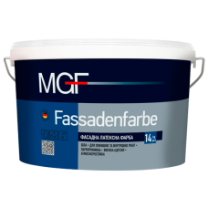 Фарба водоемульсійна фасадна "Fassadenfarbe M90" ТМ "MGF" 14,0кг