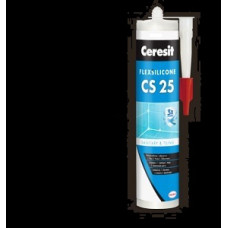 Герметик для стиків "CS25" (чорний) FlexSilicon ТМ "ЦЕРЕЗІТ" (CERESIT) 300мл