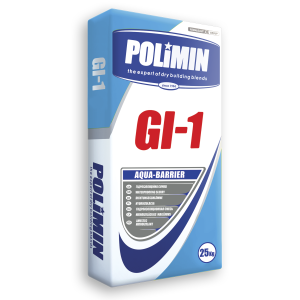 Суміш гідроізоляція "GI-1" "Aqua-Barrier" ТМ  "Полімін" (Polimin) 25кг*