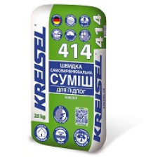 Суміш швидка самовирівнювальна для підлоги (2-80 мм)  414 ТМ "Крайзель" (KRЕISEL) 25кг