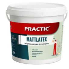 Фарба Mattlatex ТМ "PRACTIC" 2,5л/3,5кг