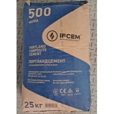 Цемент Івано-Франківськ "СИНІЙ" IFCEM CEM II/B-M (V-LL) 500Р-Н (42,5 R) 25,0кг(пал. 1,4т)