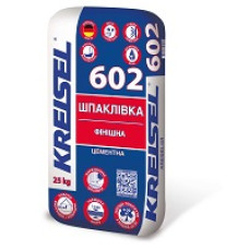 Шпаклівка фінішна цементна (1-5 мм) біла 602 ТМ "Крайзель" (KREISEL)  25кг