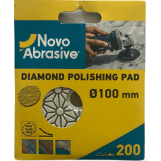 Диск алмазний полірувальний "Зірка" 100 мм, Р200, ТМ "NovoAbrasive"